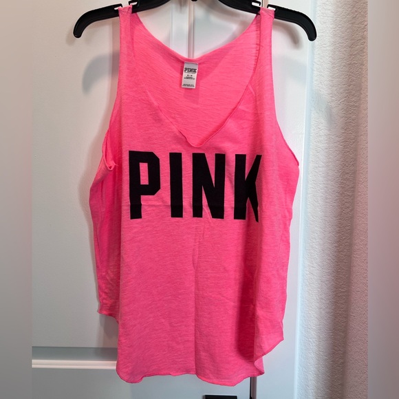 Victoria’s Secret PINK Bright Blue (L) & Bright Pink (M) Tanks - Picture 6 of 8